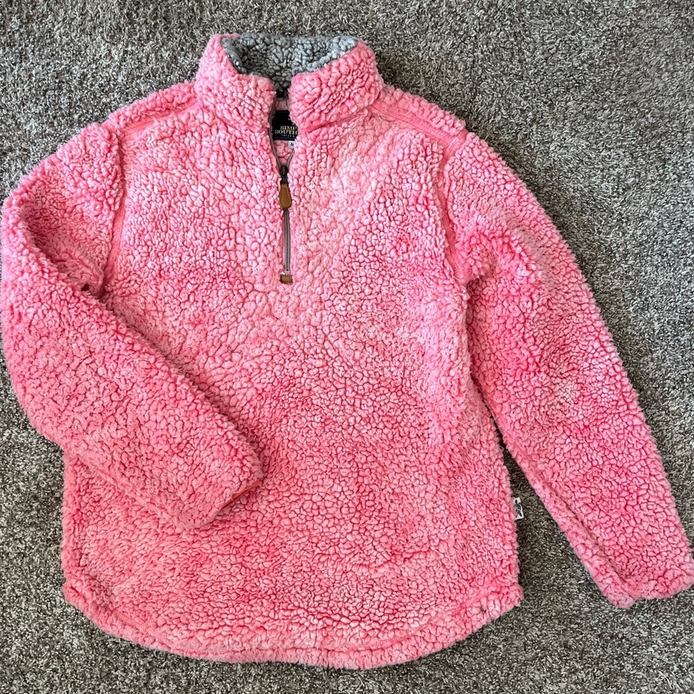 Simply Southern Pink Fleece Jacket